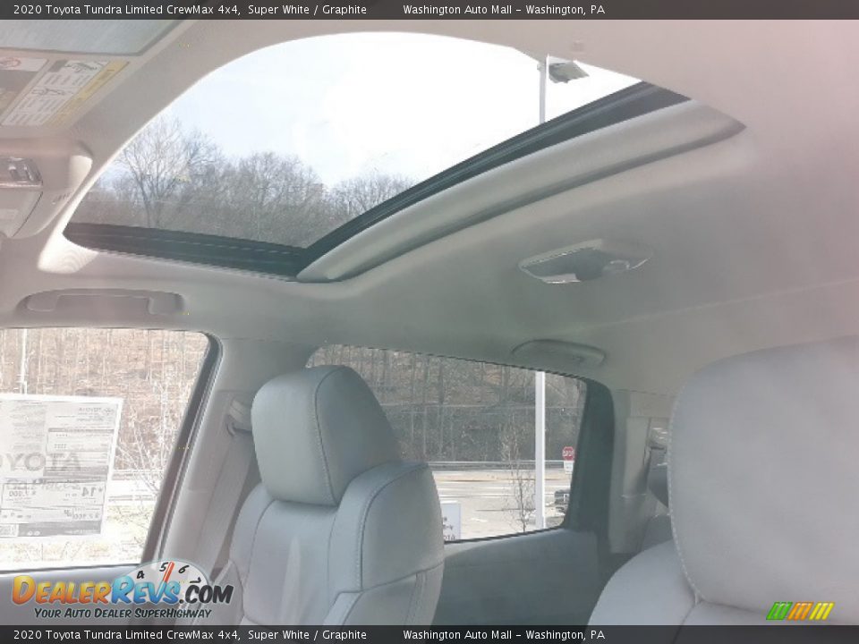 2020 Toyota Tundra Limited CrewMax 4x4 Super White / Graphite Photo #5