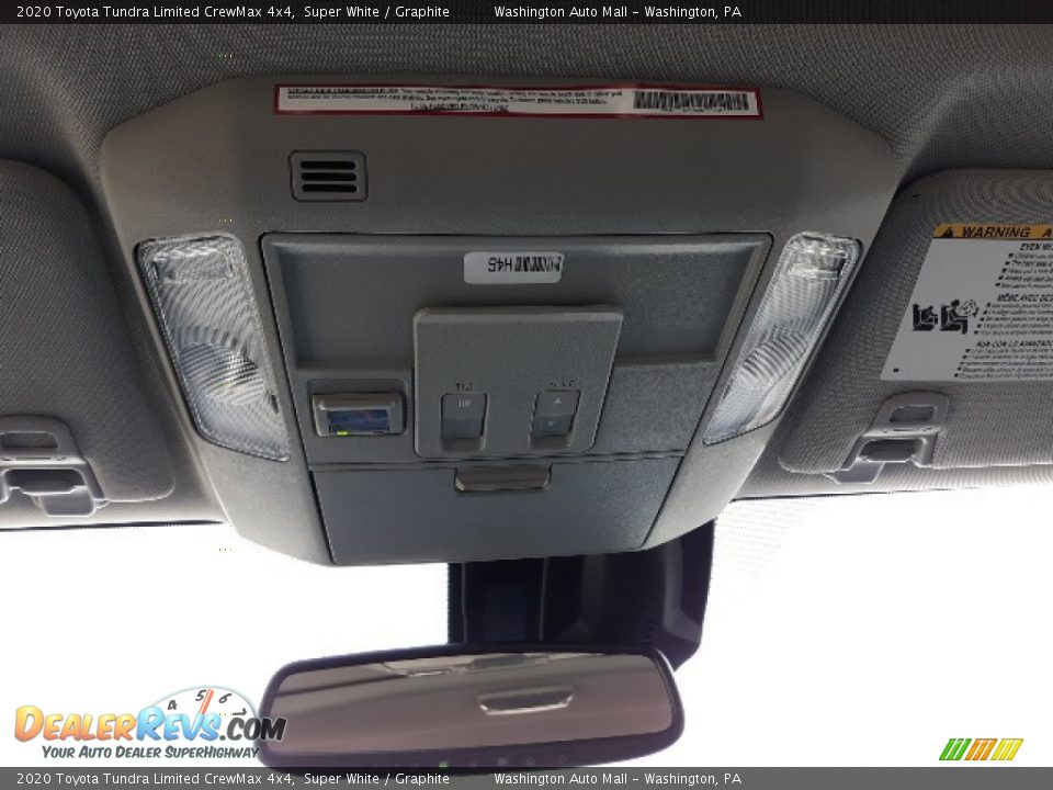 2020 Toyota Tundra Limited CrewMax 4x4 Super White / Graphite Photo #6