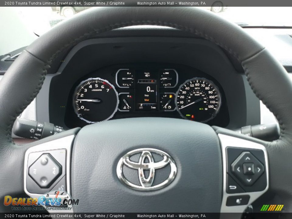 2020 Toyota Tundra Limited CrewMax 4x4 Super White / Graphite Photo #7