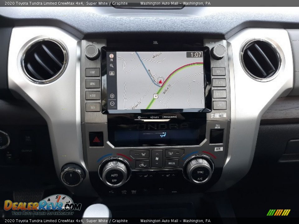 2020 Toyota Tundra Limited CrewMax 4x4 Super White / Graphite Photo #10