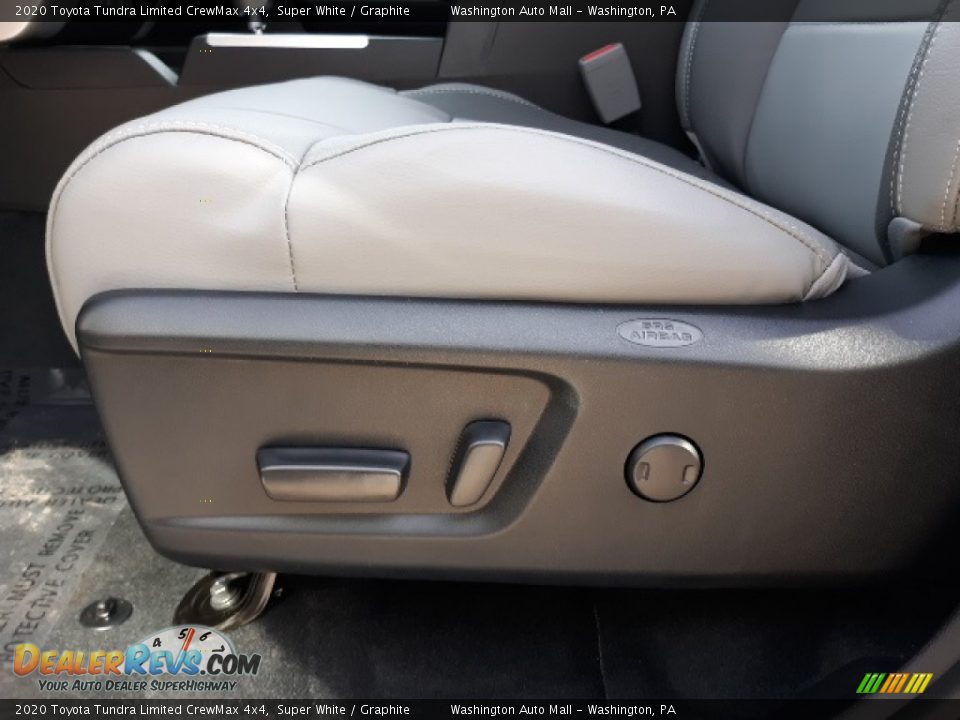 2020 Toyota Tundra Limited CrewMax 4x4 Super White / Graphite Photo #13