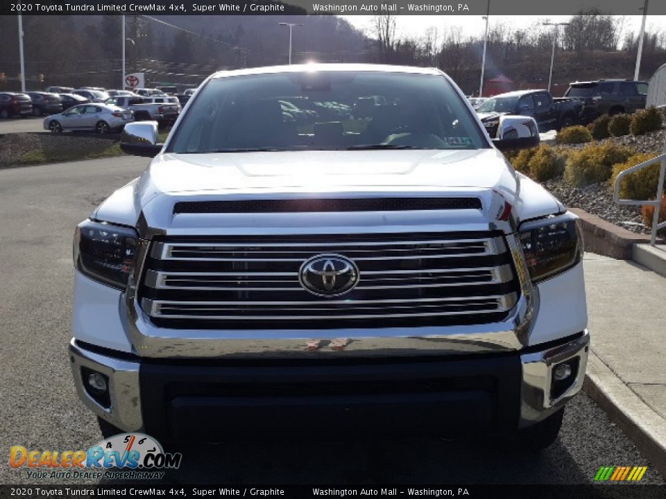 2020 Toyota Tundra Limited CrewMax 4x4 Super White / Graphite Photo #14