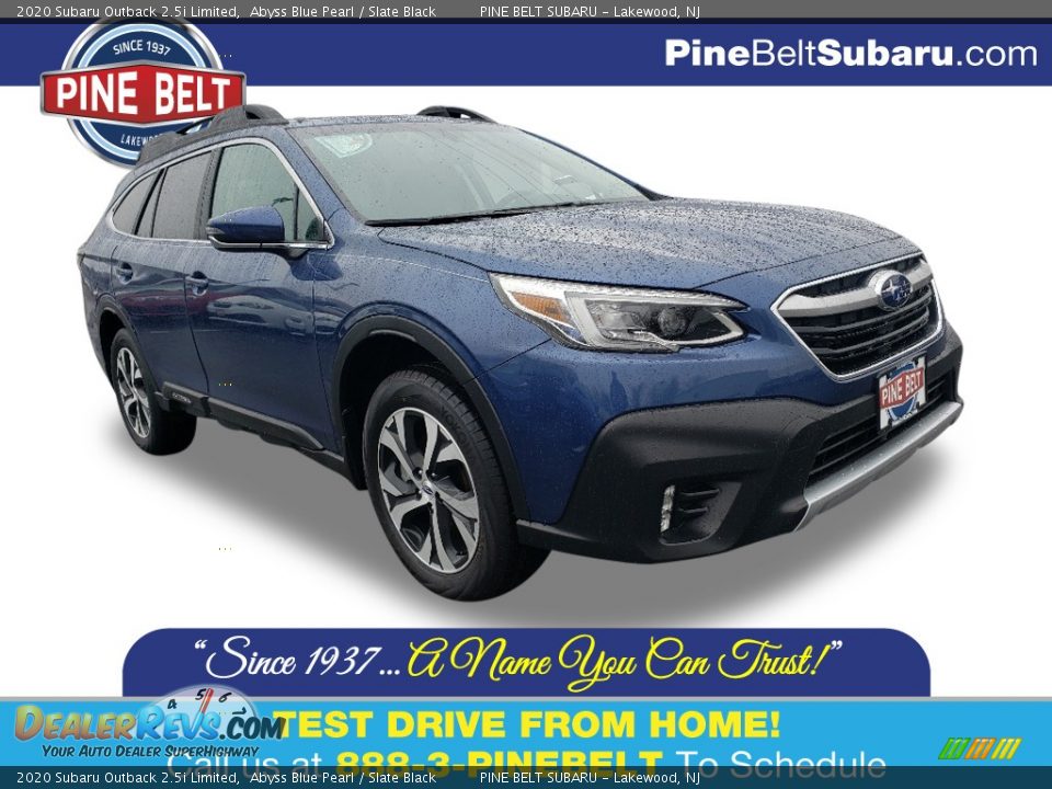 2020 Subaru Outback 2.5i Limited Abyss Blue Pearl / Slate Black Photo #1