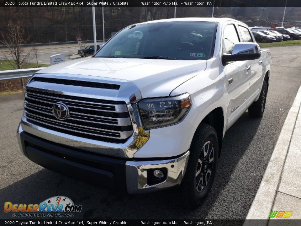 2020 Toyota Tundra Limited CrewMax 4x4 Super White / Graphite Photo #15