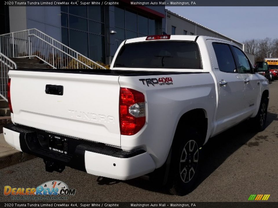 2020 Toyota Tundra Limited CrewMax 4x4 Super White / Graphite Photo #18