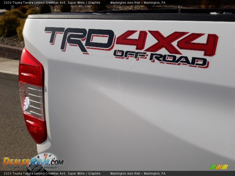 2020 Toyota Tundra Limited CrewMax 4x4 Super White / Graphite Photo #19