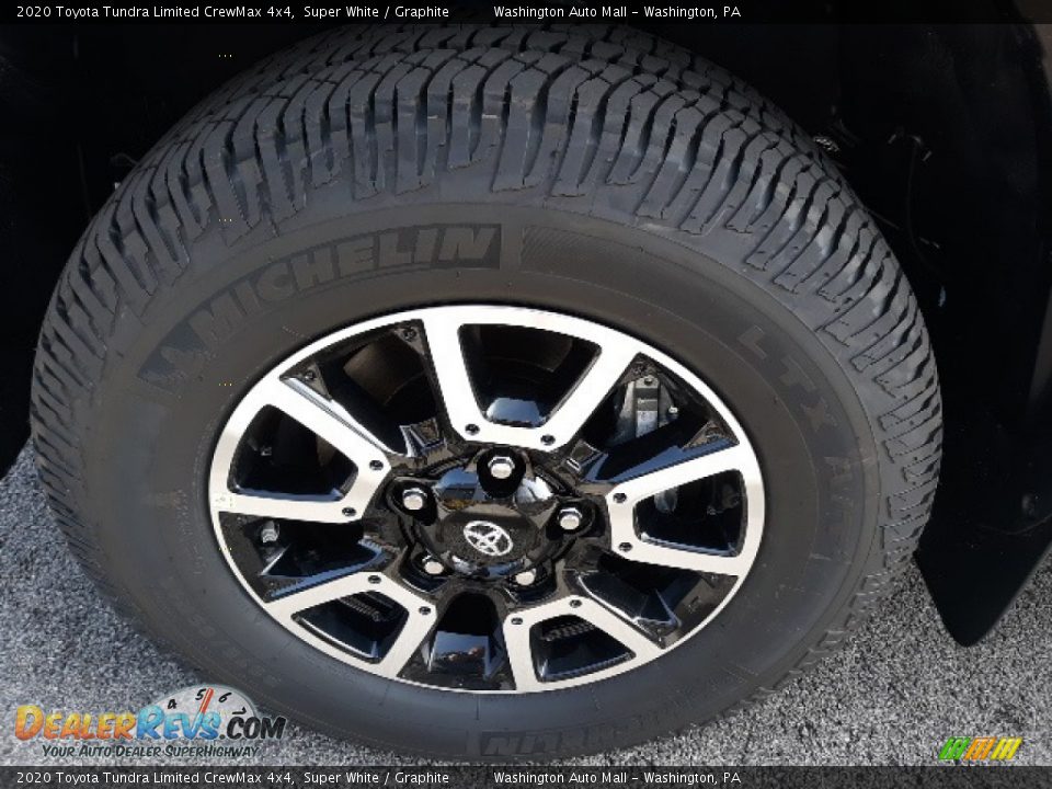 2020 Toyota Tundra Limited CrewMax 4x4 Super White / Graphite Photo #21