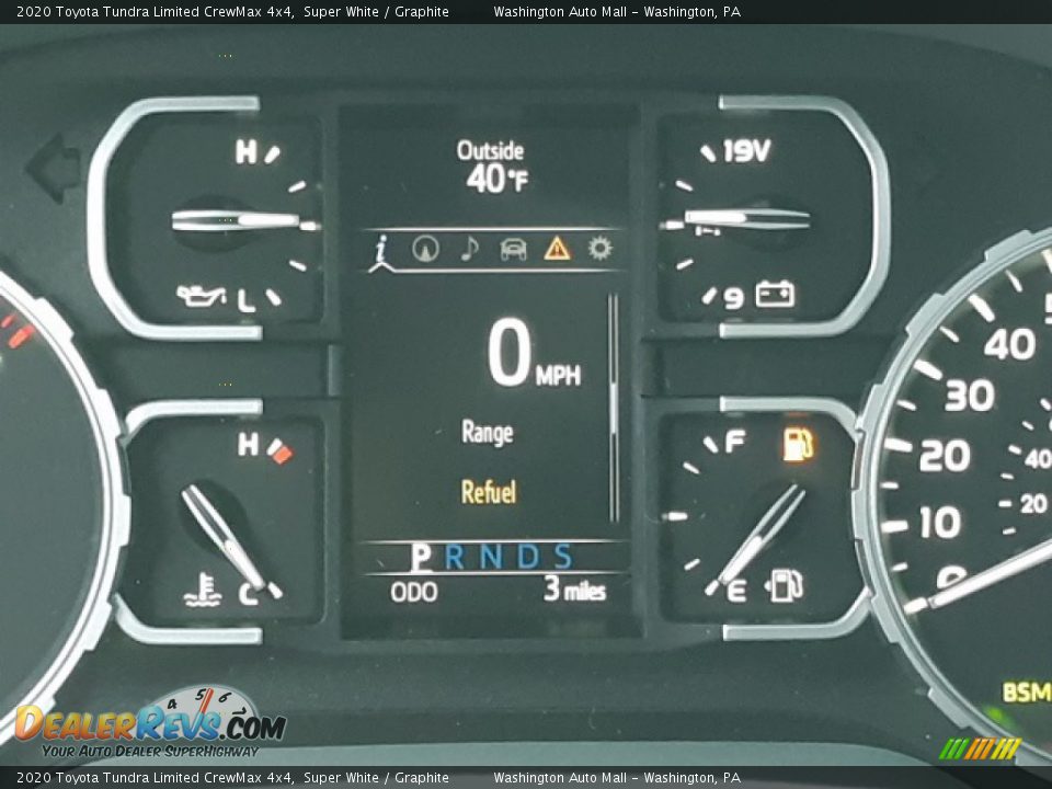 2020 Toyota Tundra Limited CrewMax 4x4 Super White / Graphite Photo #22