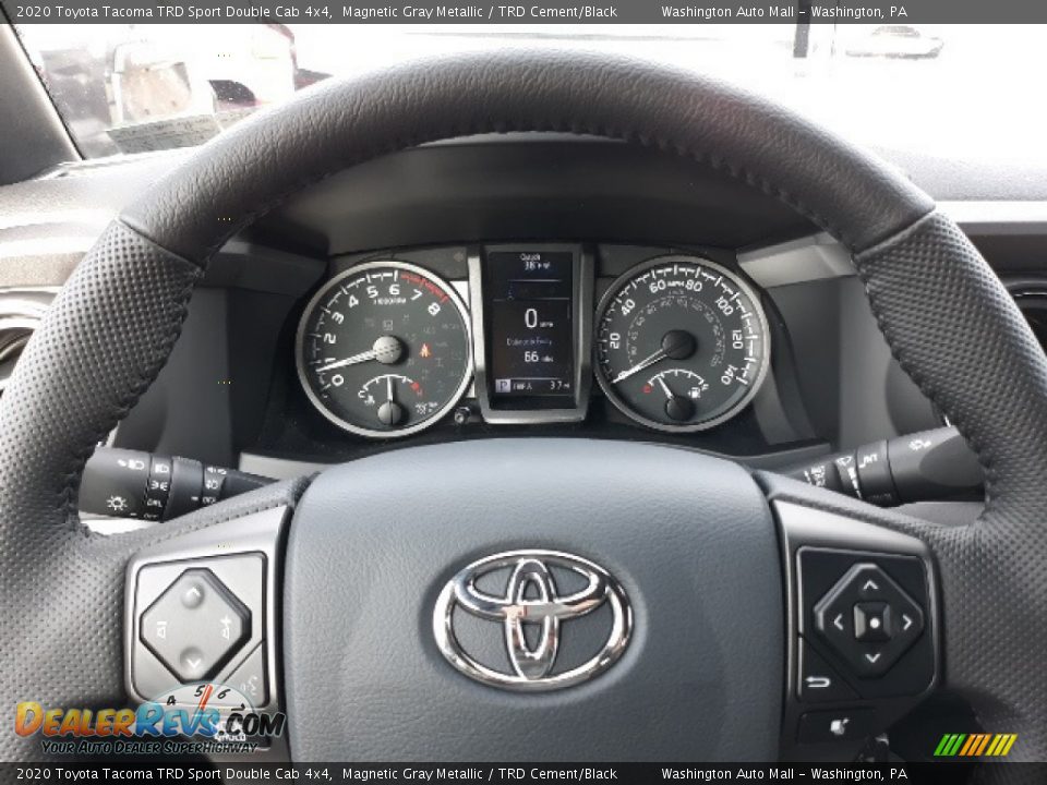 2020 Toyota Tacoma TRD Sport Double Cab 4x4 Magnetic Gray Metallic / TRD Cement/Black Photo #7