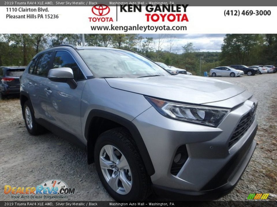 2019 Toyota RAV4 XLE AWD Silver Sky Metallic / Black Photo #1
