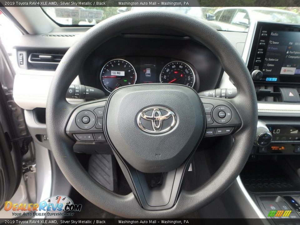 2019 Toyota RAV4 XLE AWD Silver Sky Metallic / Black Photo #18