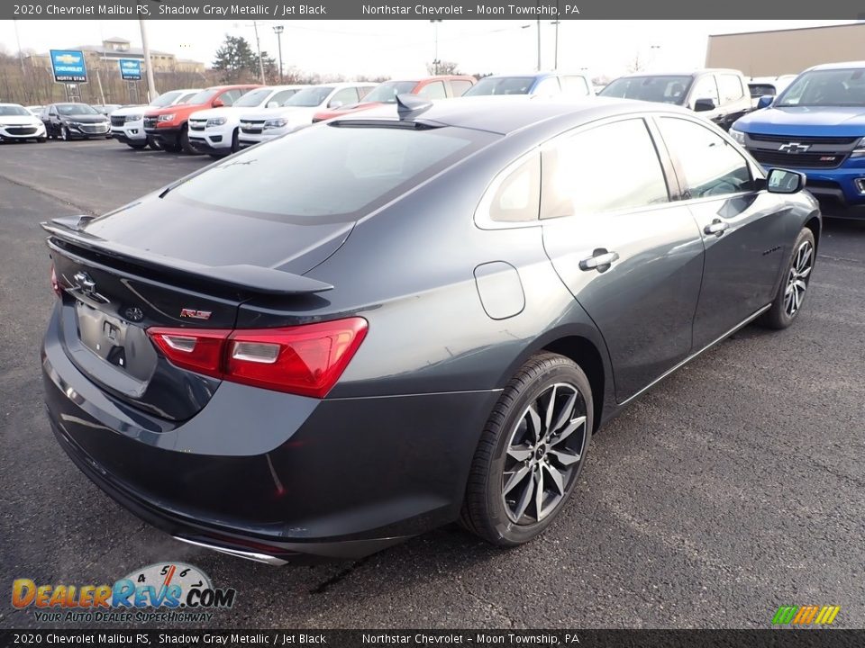 2020 Chevrolet Malibu RS Shadow Gray Metallic / Jet Black Photo #5