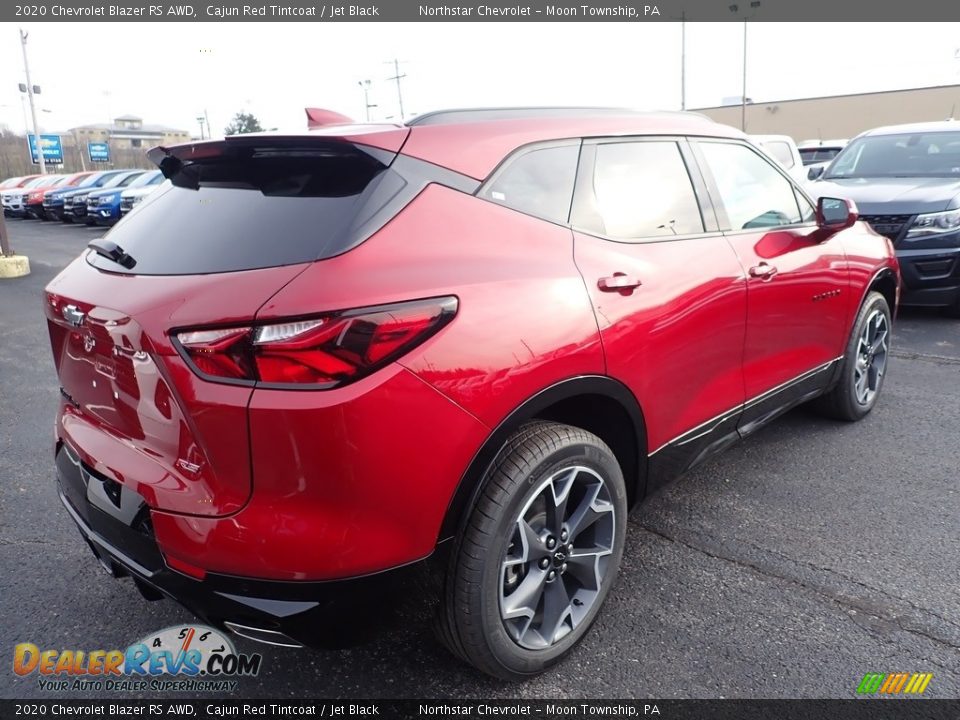 2020 Chevrolet Blazer RS AWD Cajun Red Tintcoat / Jet Black Photo #5