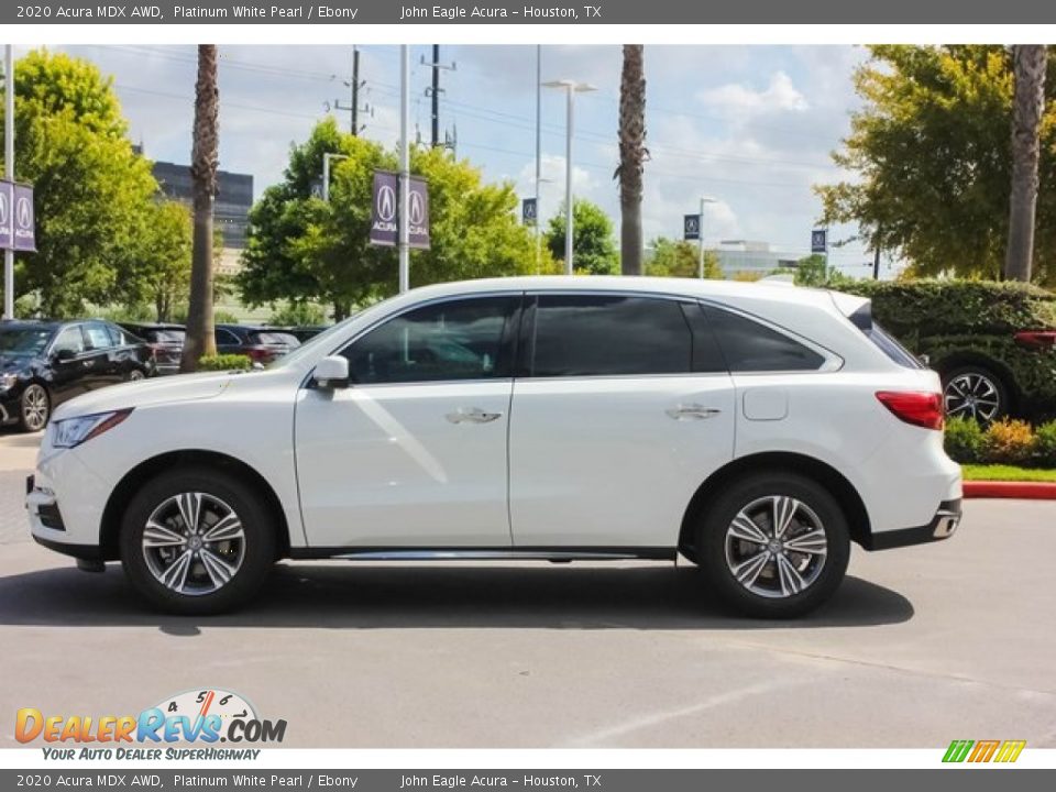 2020 Acura MDX AWD Platinum White Pearl / Ebony Photo #4