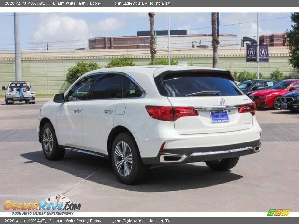 2020 Acura MDX AWD Platinum White Pearl / Ebony Photo #5