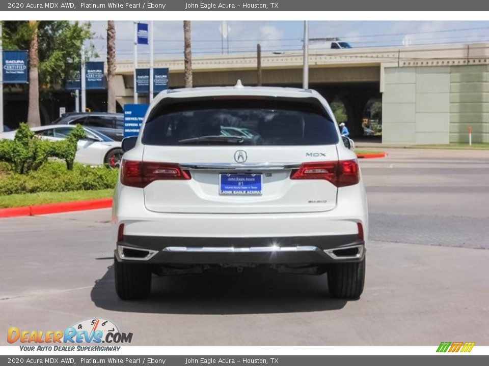 2020 Acura MDX AWD Platinum White Pearl / Ebony Photo #6