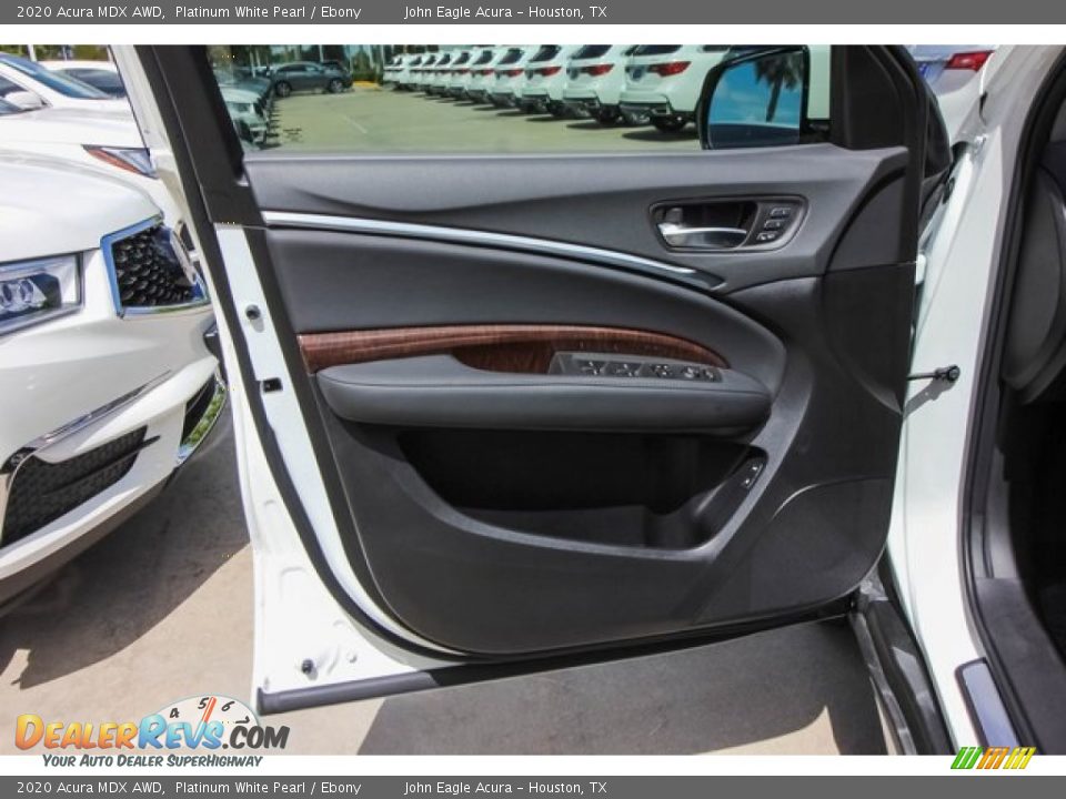 2020 Acura MDX AWD Platinum White Pearl / Ebony Photo #15