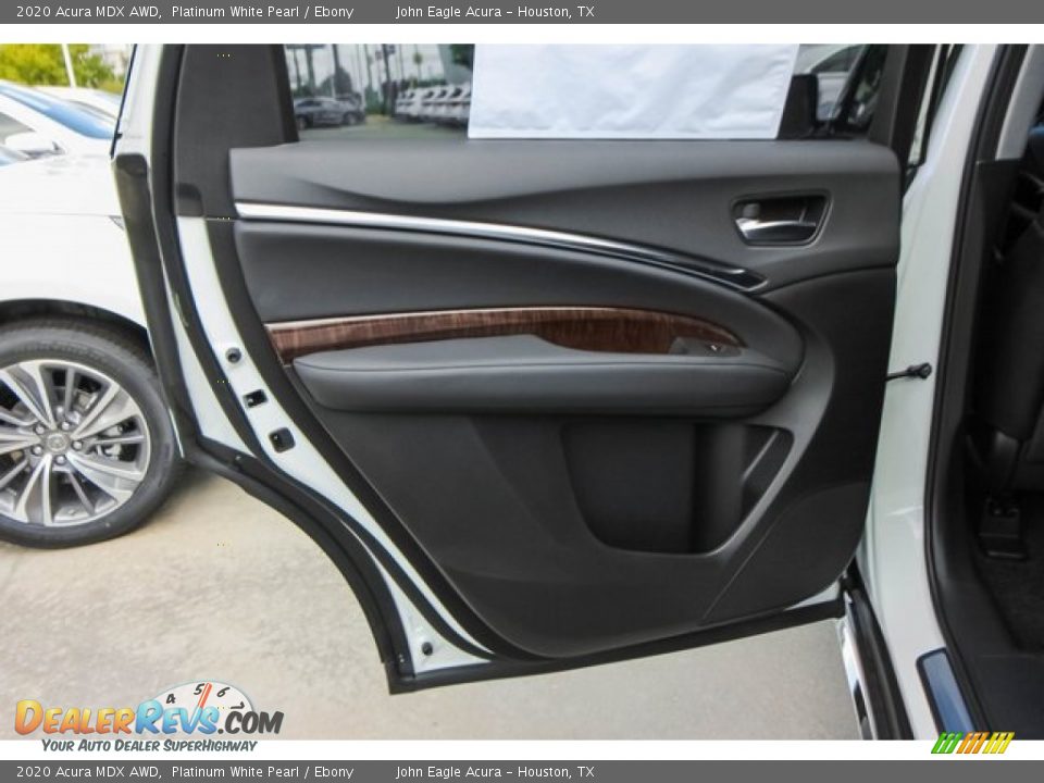 2020 Acura MDX AWD Platinum White Pearl / Ebony Photo #17