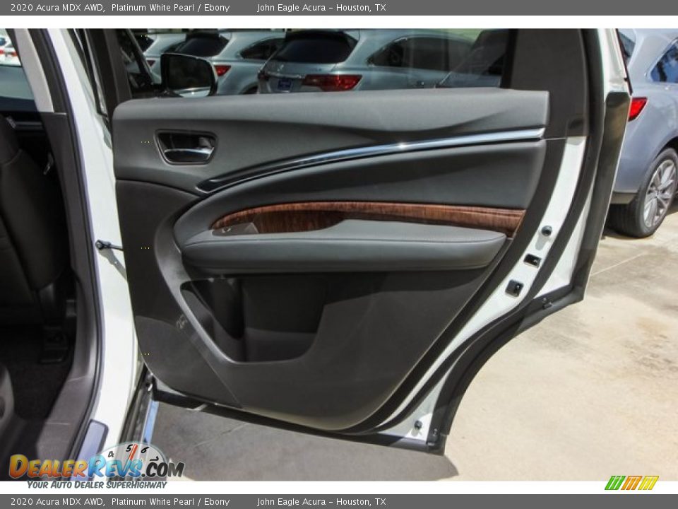 2020 Acura MDX AWD Platinum White Pearl / Ebony Photo #22