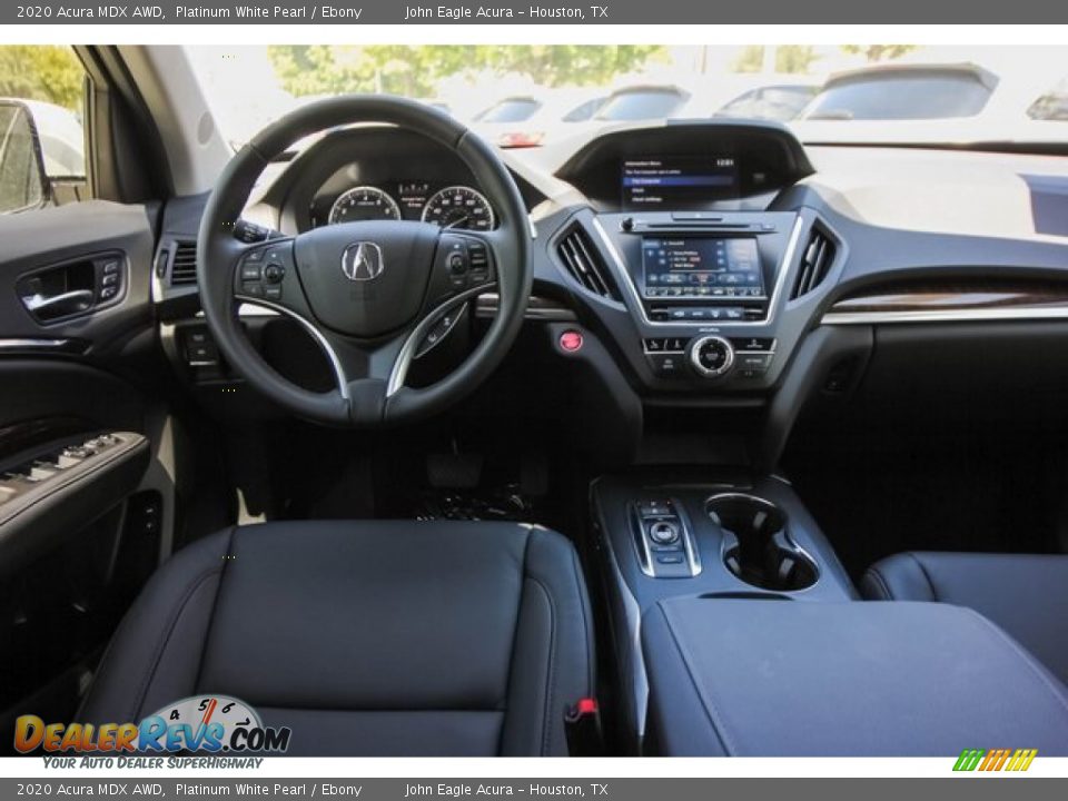 2020 Acura MDX AWD Platinum White Pearl / Ebony Photo #28