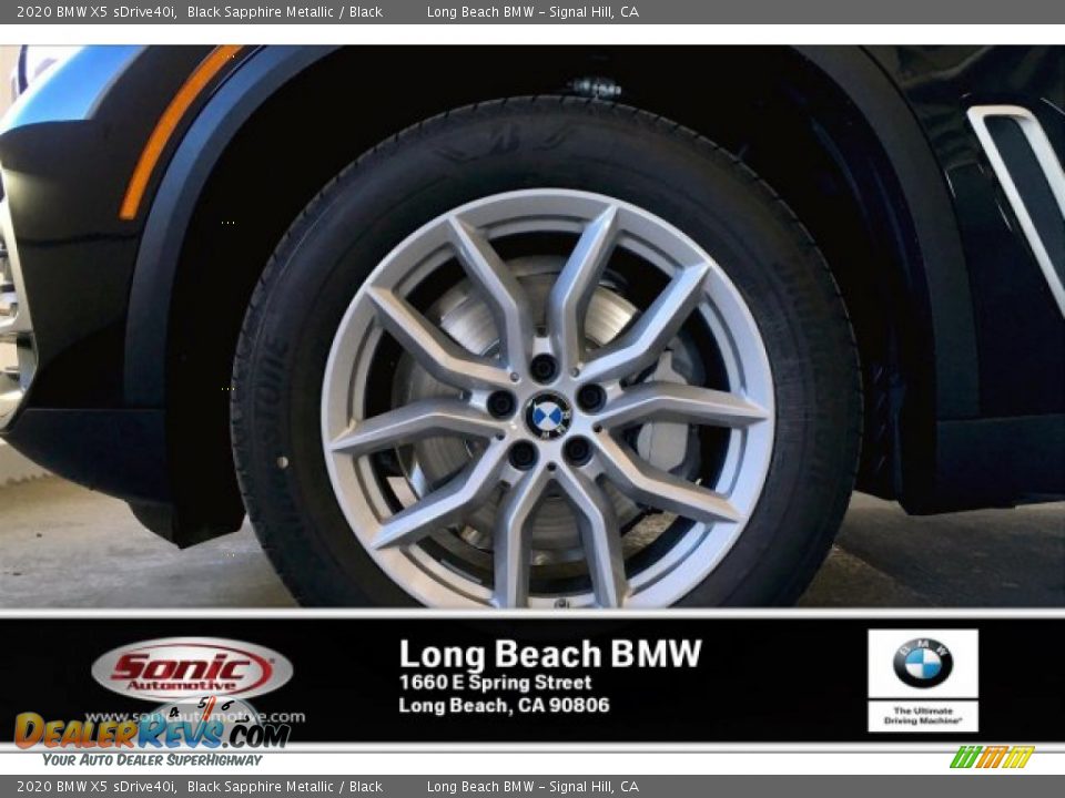 2020 BMW X5 sDrive40i Black Sapphire Metallic / Black Photo #9