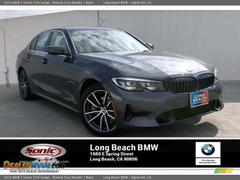 2020 BMW 3 Series 330i Sedan Mineral Grey Metallic / Black Photo #1