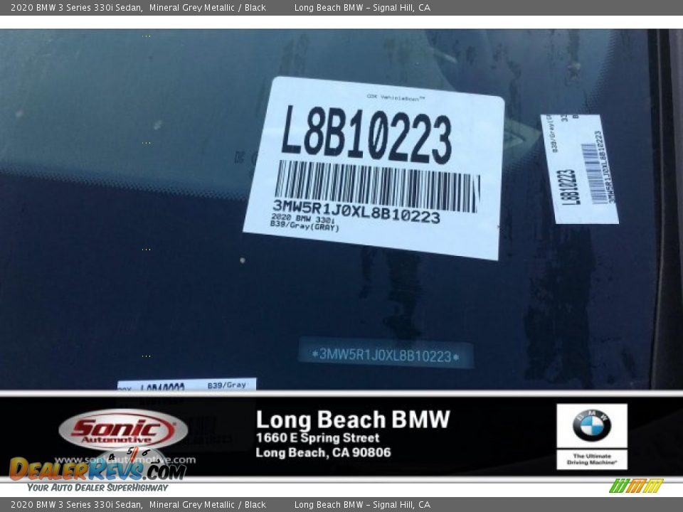 2020 BMW 3 Series 330i Sedan Mineral Grey Metallic / Black Photo #11