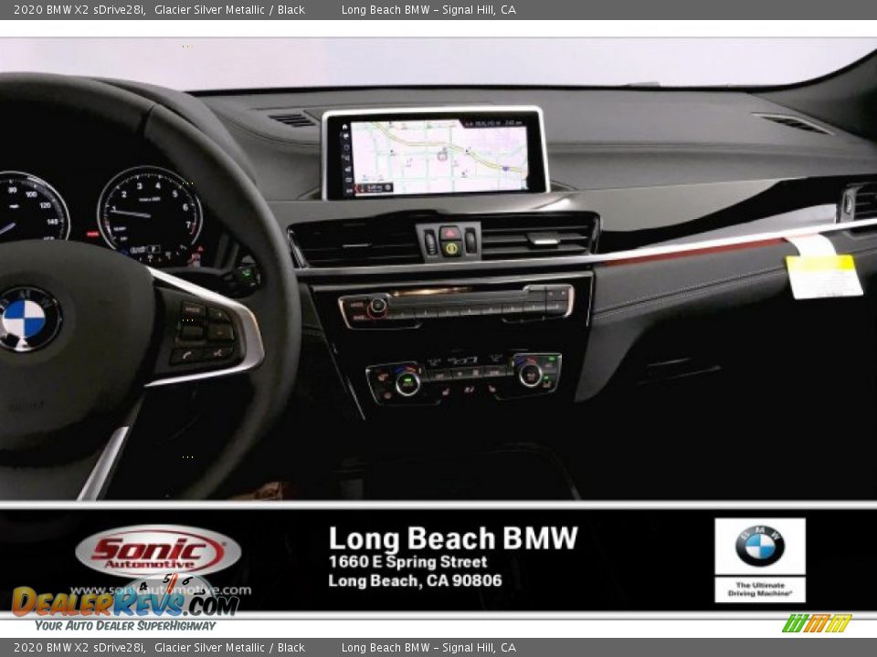 2020 BMW X2 sDrive28i Glacier Silver Metallic / Black Photo #5