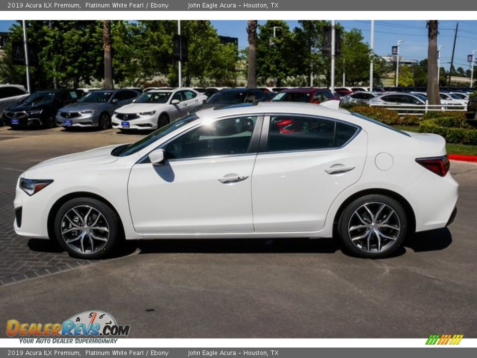 2019 Acura ILX Premium Platinum White Pearl / Ebony Photo #3