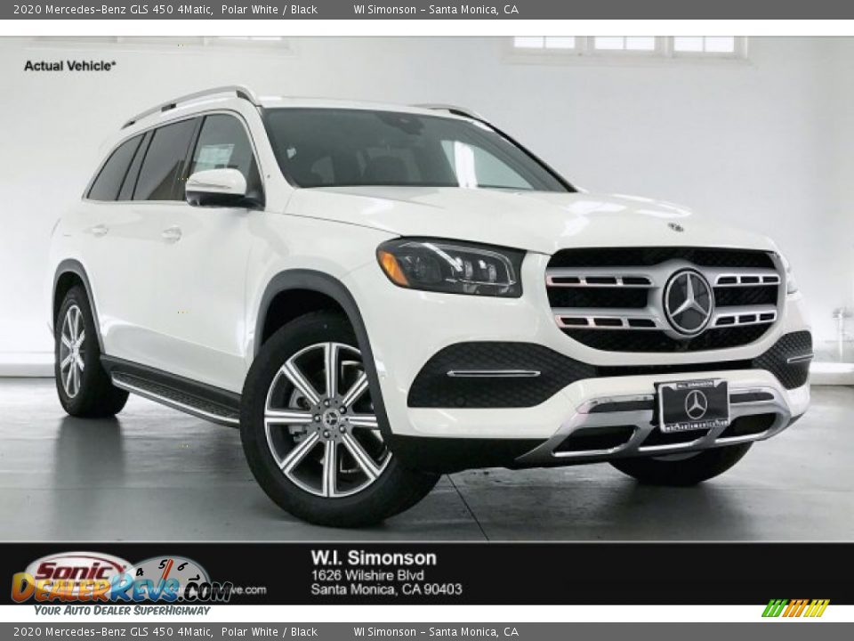 2020 Mercedes-Benz GLS 450 4Matic Polar White / Black Photo #1