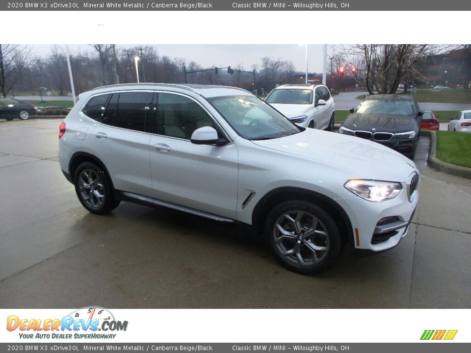 Mineral White Metallic 2020 BMW X3 xDrive30i Photo #1