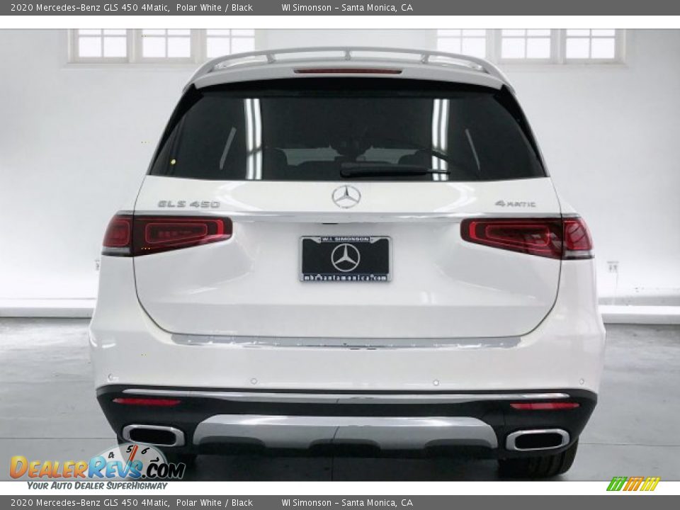 2020 Mercedes-Benz GLS 450 4Matic Polar White / Black Photo #3