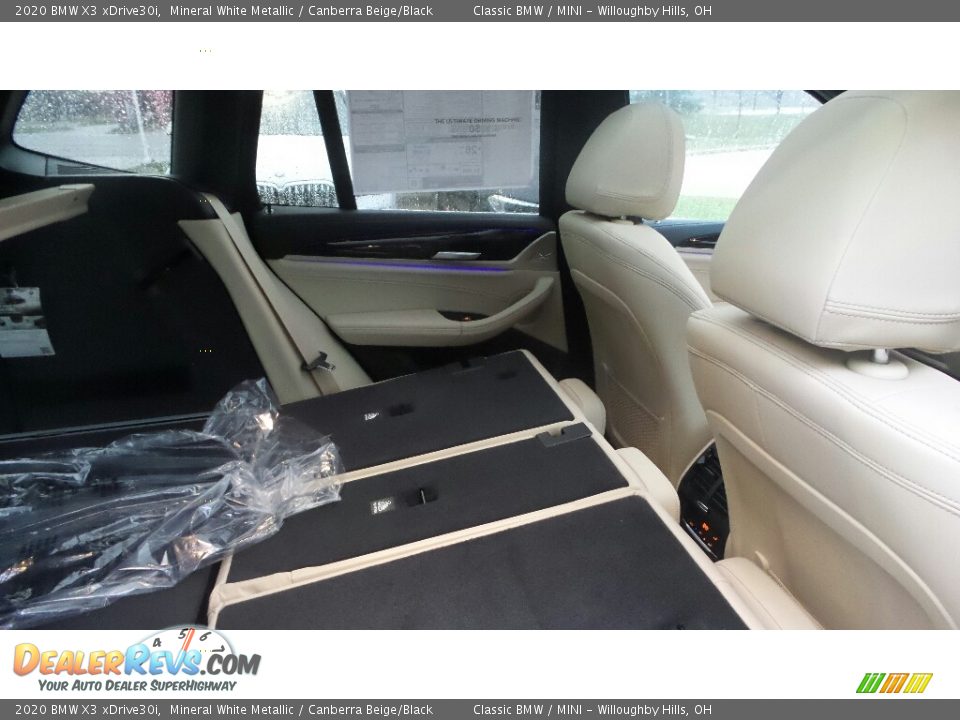 2020 BMW X3 xDrive30i Mineral White Metallic / Canberra Beige/Black Photo #4
