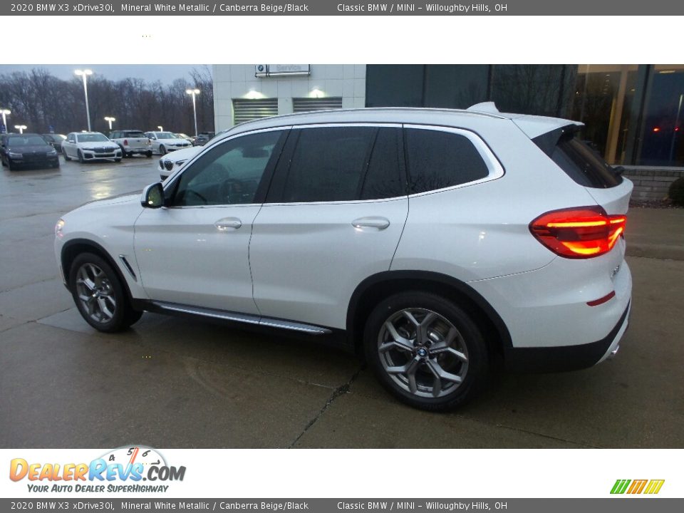 2020 BMW X3 xDrive30i Mineral White Metallic / Canberra Beige/Black Photo #5