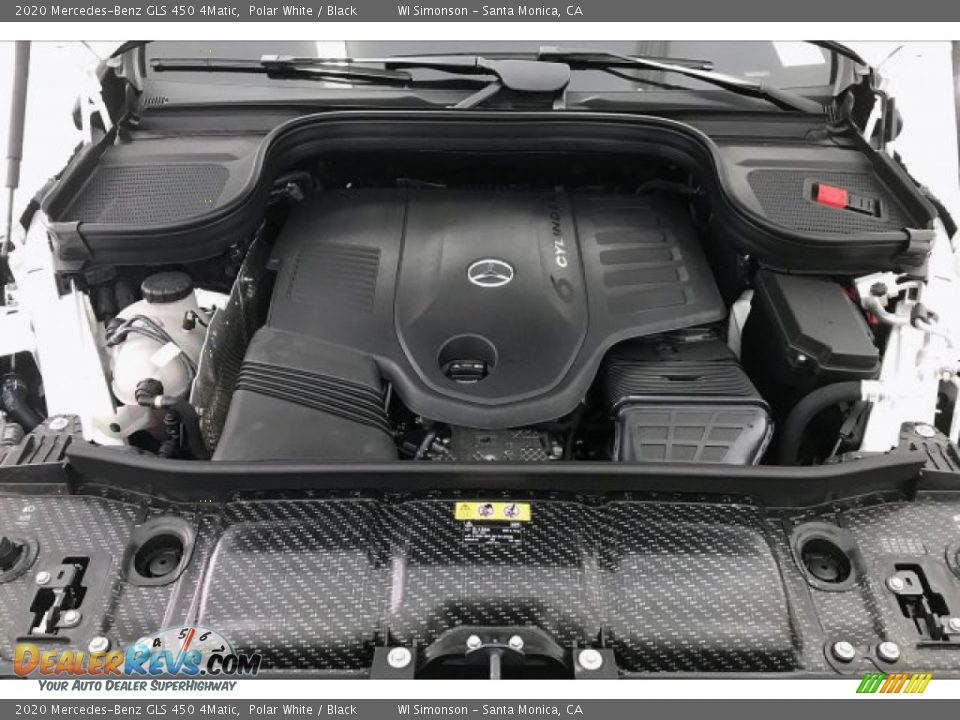 2020 Mercedes-Benz GLS 450 4Matic Polar White / Black Photo #8