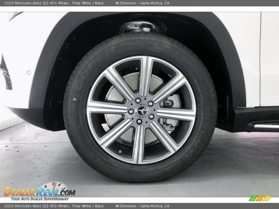 2020 Mercedes-Benz GLS 450 4Matic Polar White / Black Photo #9