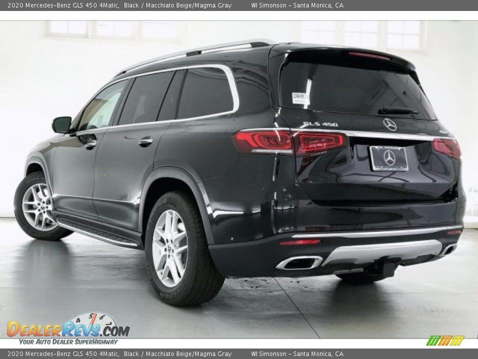 2020 Mercedes-Benz GLS 450 4Matic Black / Macchiato Beige/Magma Gray Photo #2