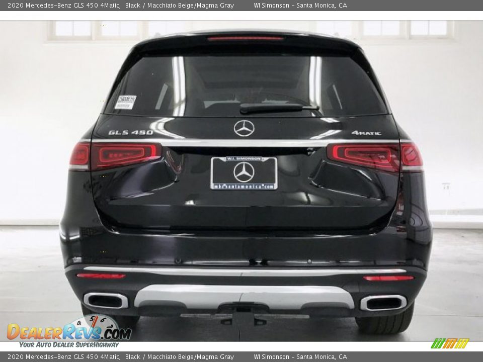 2020 Mercedes-Benz GLS 450 4Matic Black / Macchiato Beige/Magma Gray Photo #3