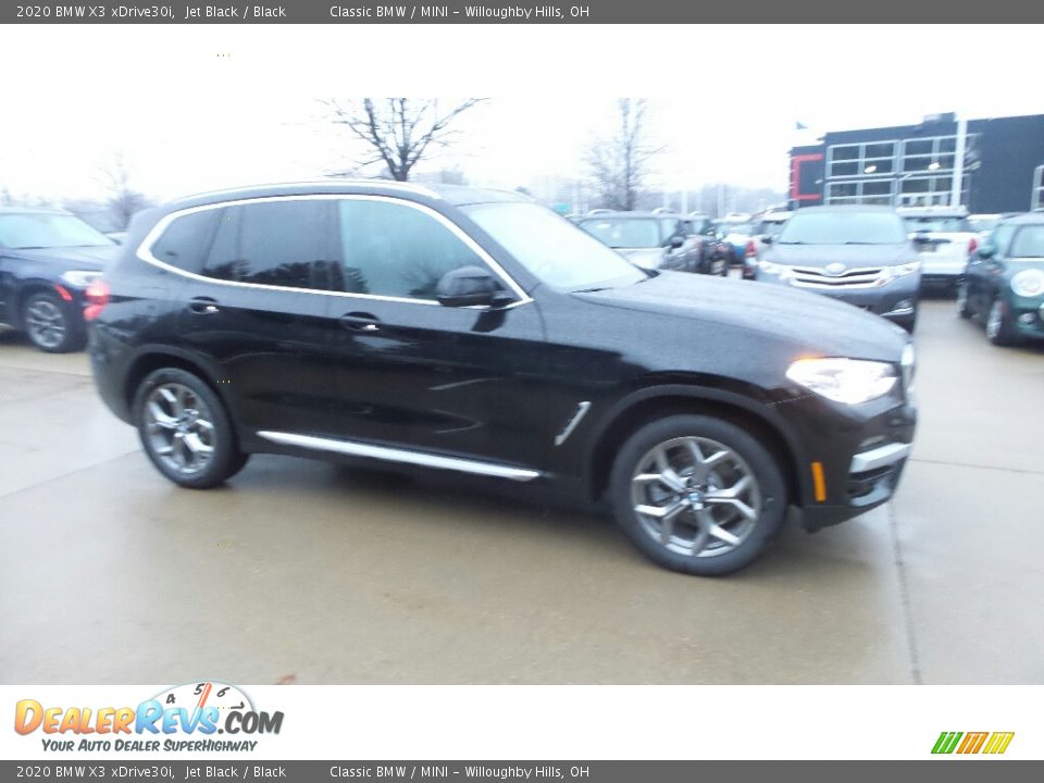 2020 BMW X3 xDrive30i Jet Black / Black Photo #1