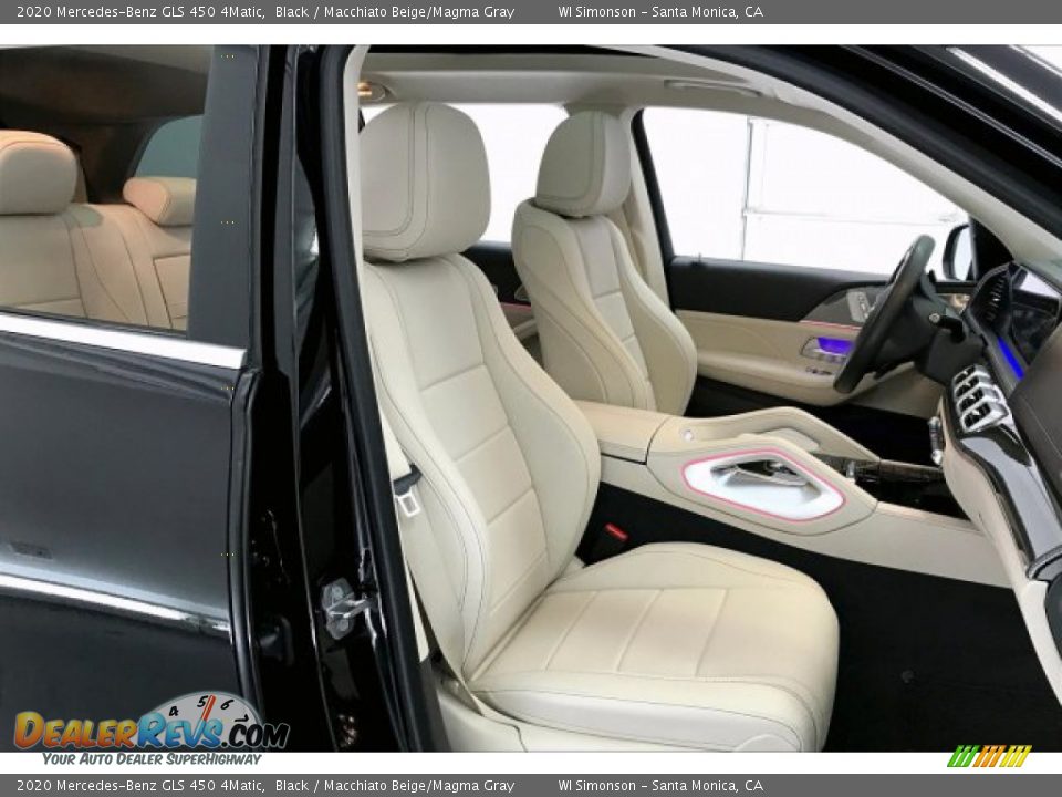 2020 Mercedes-Benz GLS 450 4Matic Black / Macchiato Beige/Magma Gray Photo #5