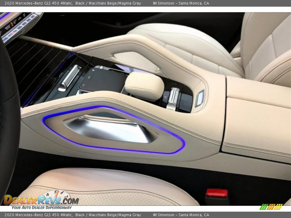 2020 Mercedes-Benz GLS 450 4Matic Black / Macchiato Beige/Magma Gray Photo #7