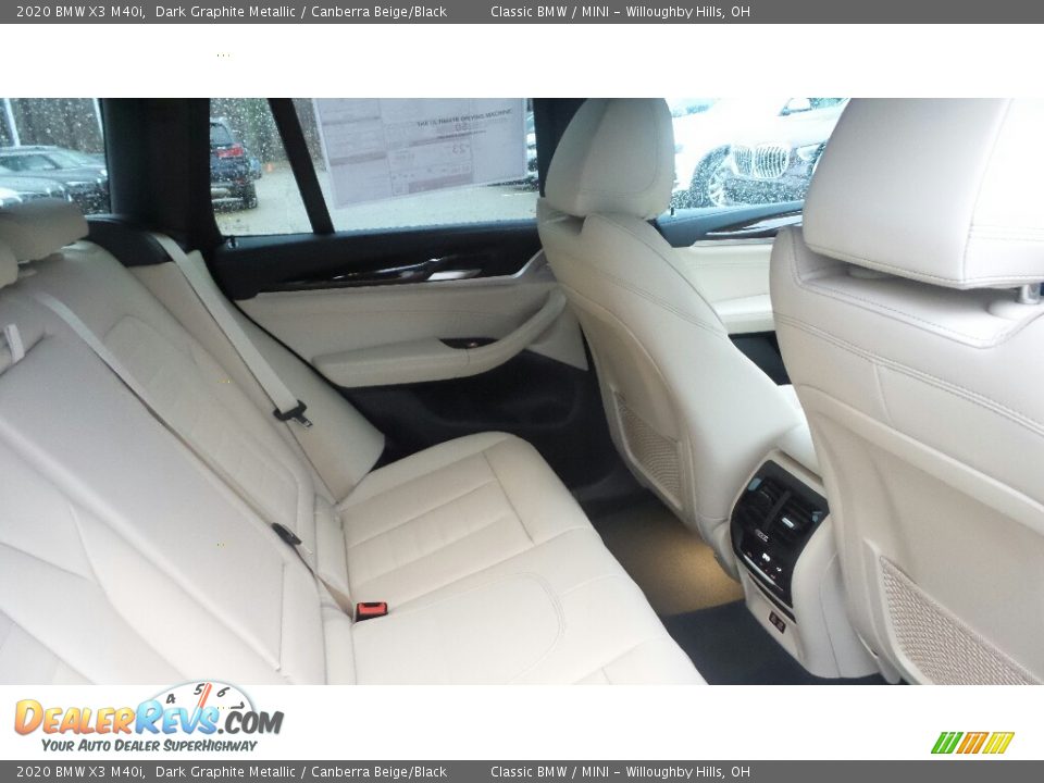 Rear Seat of 2020 BMW X3 M40i Photo #4