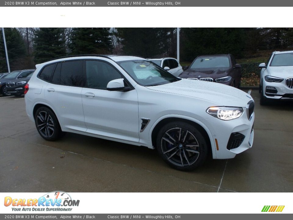 2020 BMW X3 M Competition Alpine White / Black Photo #1