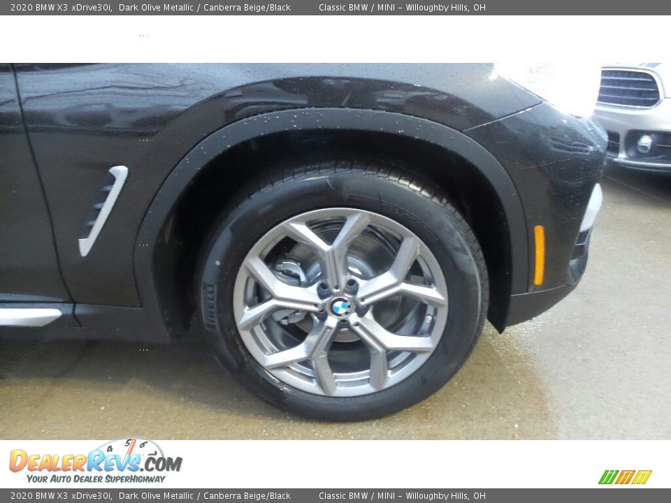 2020 BMW X3 xDrive30i Dark Olive Metallic / Canberra Beige/Black Photo #2
