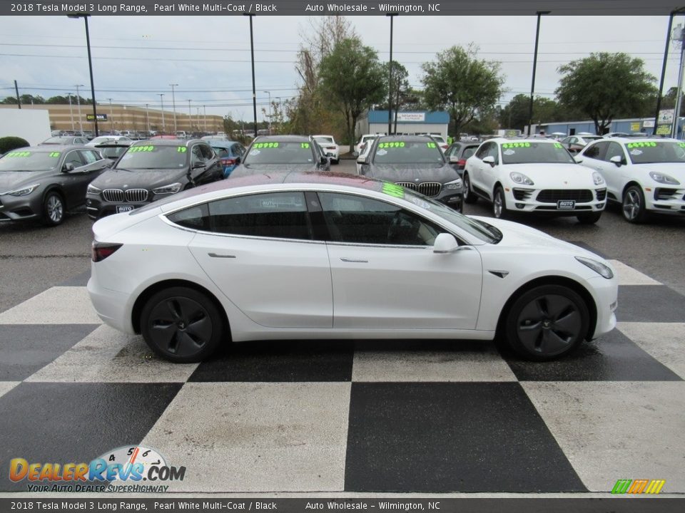 Pearl White Multi-Coat 2018 Tesla Model 3 Long Range Photo #3