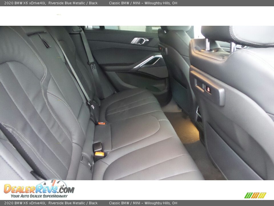 2020 BMW X6 xDrive40i Riverside Blue Metallic / Black Photo #4
