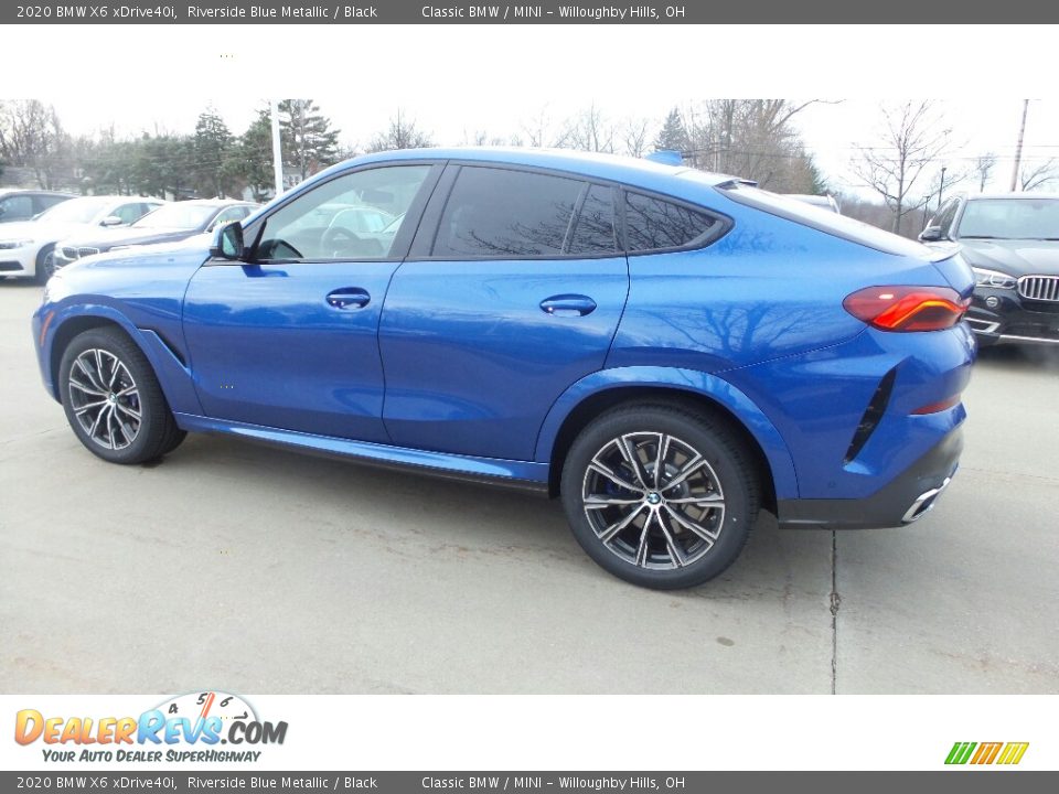 Riverside Blue Metallic 2020 BMW X6 xDrive40i Photo #5