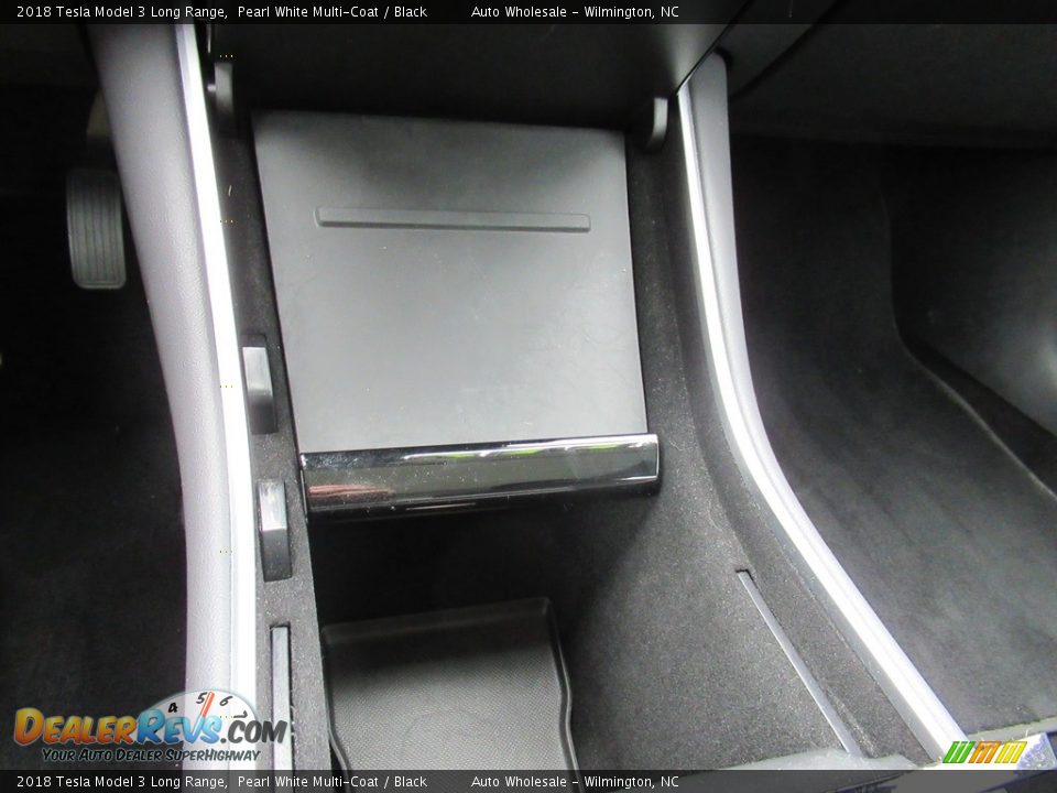 2018 Tesla Model 3 Long Range Pearl White Multi-Coat / Black Photo #20
