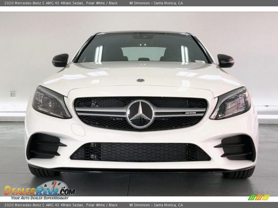2020 Mercedes-Benz C AMG 43 4Matic Sedan Polar White / Black Photo #2
