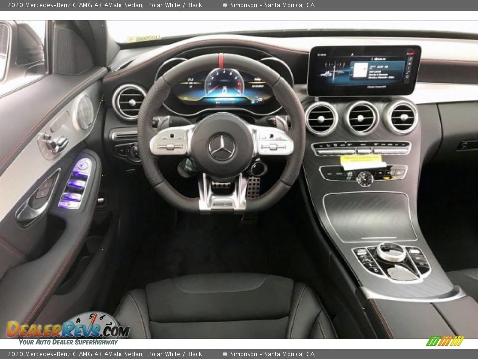 2020 Mercedes-Benz C AMG 43 4Matic Sedan Polar White / Black Photo #4
